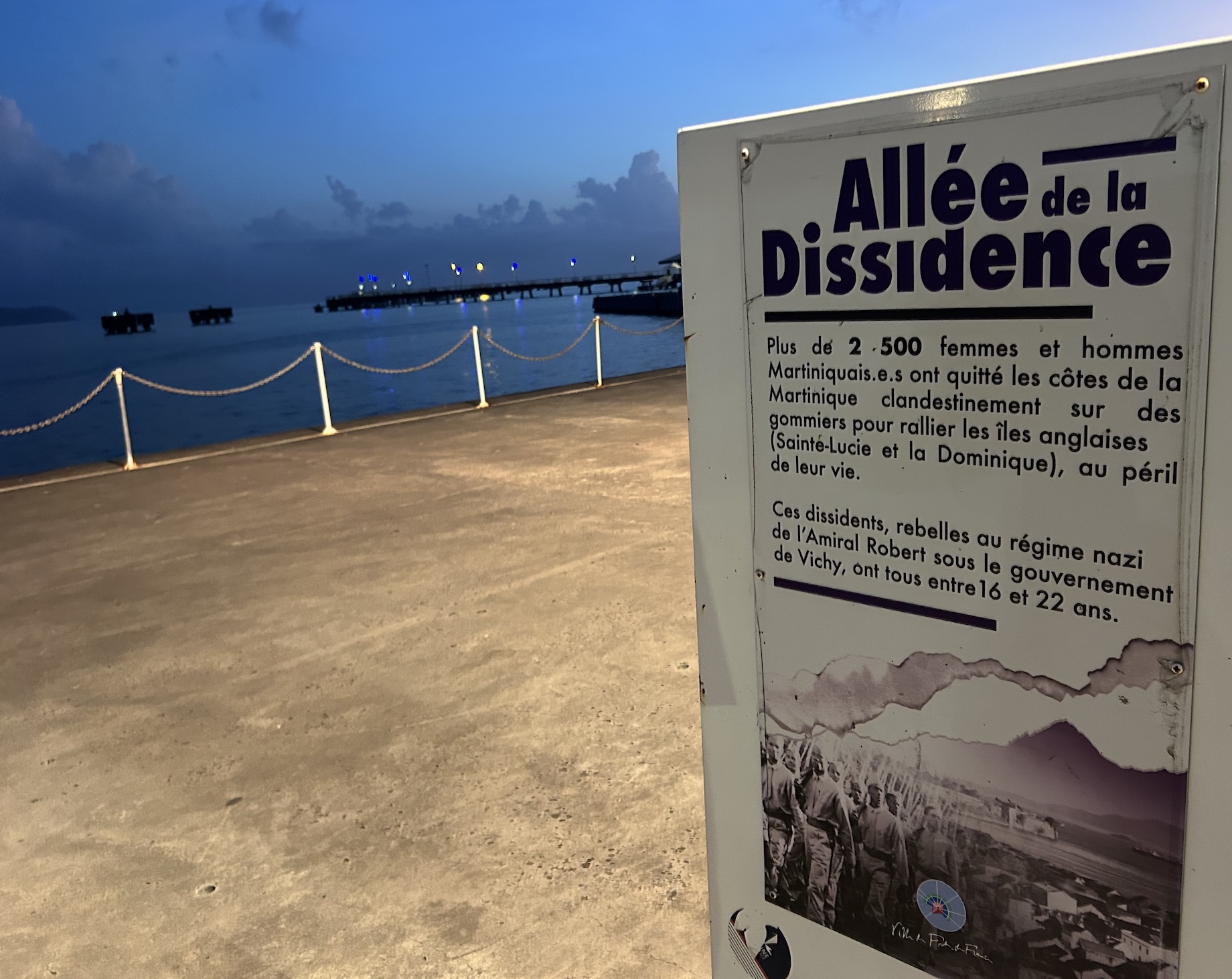 allée de la dissidence - Fort de France - Martinique